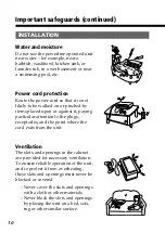 Preview for 10 page of Sony SCPH-10281 Instruction Manual