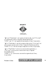 Preview for 128 page of Sony SCPH-10281 Instruction Manual