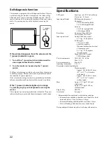 Preview for 22 page of Sony SDM-P232 Operating Instructions Manual