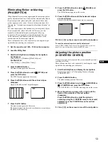 Preview for 13 page of Sony SDM-S91 Operating Instructions Manual