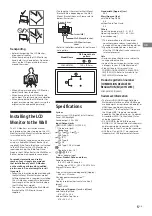 Preview for 5 page of Sony SDM-U27M90 Operating Instructions Manual