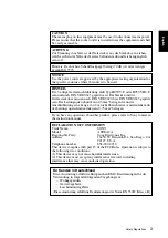 Preview for 3 page of Sony SDX-D420V Series Operating Instructions Manual