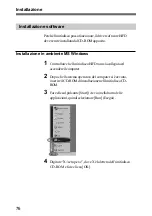 Preview for 76 page of Sony SFD-FX200U Operating Instructions Manual