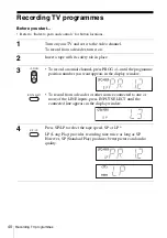 Preview for 40 page of Sony ShowView LV-SE730E Operating Instructions Manual