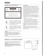 Preview for 2 page of Sony SL-HF750 Operating Instructions Manual