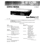 Preview for 275 page of Sony SL-HF950 Service Manual