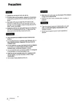 Preview for 4 page of Sony SLV-400 Operating Instructions Manual