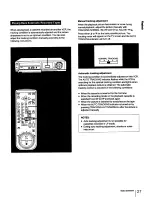 Preview for 27 page of Sony SLV-400 Operating Instructions Manual