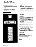 Preview for 28 page of Sony SLV-400 Operating Instructions Manual