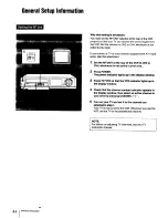 Preview for 44 page of Sony SLV-400 Operating Instructions Manual