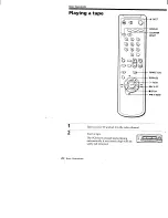 Preview for 26 page of Sony SLV-478 Operating Instrucktions