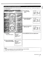 Preview for 31 page of Sony SLV-750HF - Hi Fi Stereo Vhs Vcr Operating Instructions Manual