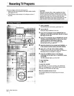 Preview for 32 page of Sony SLV-750HF - Hi Fi Stereo Vhs Vcr Operating Instructions Manual