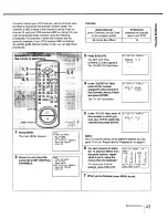 Preview for 43 page of Sony SLV-750HF - Hi Fi Stereo Vhs Vcr Operating Instructions Manual