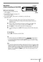 Preview for 55 page of Sony SLV-760HF Operating Instructions Manual