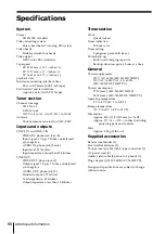 Preview for 60 page of Sony SLV-760HF Operating Instructions Manual