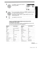 Preview for 45 page of Sony SLV-772HF - Video Cassette Recorder Operating Instructions Manual