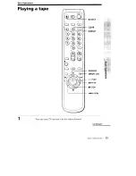 Preview for 59 page of Sony SLV-772HF - Video Cassette Recorder Operating Instructions Manual