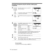 Preview for 74 page of Sony SLV-792HF Operating Instructions Manual