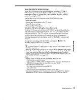 Preview for 75 page of Sony SLV-792HF Operating Instructions Manual