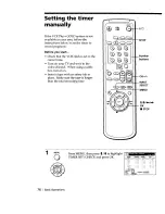 Preview for 76 page of Sony SLV-792HF Operating Instructions Manual