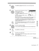 Preview for 77 page of Sony SLV-792HF Operating Instructions Manual