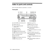 Preview for 110 page of Sony SLV-792HF Operating Instructions Manual