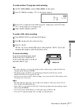 Preview for 47 page of Sony SLV-D271P - Dvd/vcr Combo Operating Instructions Manual