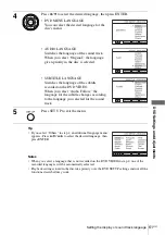 Preview for 61 page of Sony SLV-D271P - Dvd/vcr Combo Operating Instructions Manual