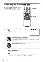 Preview for 81 page of Sony SLV-D350P Operating Instructions (SLVD350P DVD-VCR) Operating Instructions Manual