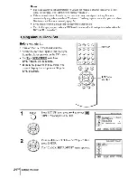 Preview for 24 page of Sony SLV-D370P - Dvd/vcr Combo Operating Instructions Manual