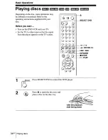 Preview for 34 page of Sony SLV-D370P - Dvd/vcr Combo Operating Instructions Manual