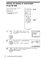 Preview for 60 page of Sony SLV-D370P - Dvd/vcr Combo Operating Instructions Manual