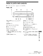 Preview for 109 page of Sony SLV-D370P - Dvd/vcr Combo Operating Instructions Manual