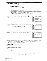 Preview for 123 page of Sony SLV-D370P - Dvd/vcr Combo Operating Instructions Manual