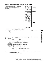 Preview for 77 page of Sony SLV-D500P - Dvd Player/video Cassette Recorder Operating Instructions Manual