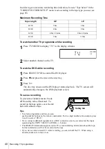 Preview for 40 page of Sony SLV-D900E Operating Instructions Manual