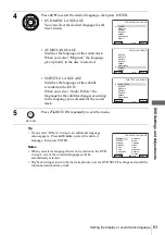 Preview for 63 page of Sony SLV-D900E Operating Instructions Manual