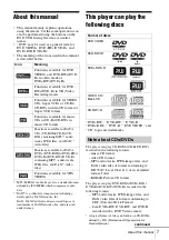 Preview for 7 page of Sony SLV-D993P AZ Operating Instructions Manual