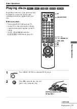 Preview for 31 page of Sony SLV-D993P AZ Operating Instructions Manual