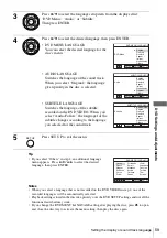 Preview for 59 page of Sony SLV-D993P AZ Operating Instructions Manual