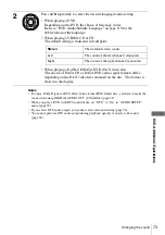 Preview for 73 page of Sony SLV-D993P AZ Operating Instructions Manual