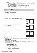 Preview for 78 page of Sony SLV-D993P AZ Operating Instructions Manual