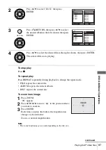 Preview for 87 page of Sony SLV-D993P AZ Operating Instructions Manual