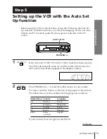 Preview for 13 page of Sony SLV-E580EG Operating Instructions Manual