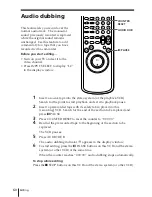 Preview for 60 page of Sony SLV-E580EG Operating Instructions Manual