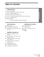 Preview for 3 page of Sony SLV-E780EE Operating Instructions Manual