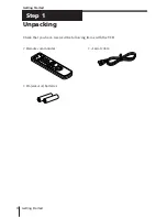 Preview for 4 page of Sony SLV-E780EE Operating Instructions Manual