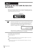 Preview for 12 page of Sony SLV-E780EE Operating Instructions Manual