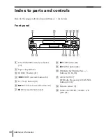 Preview for 48 page of Sony SLV-E780EE Operating Instructions Manual